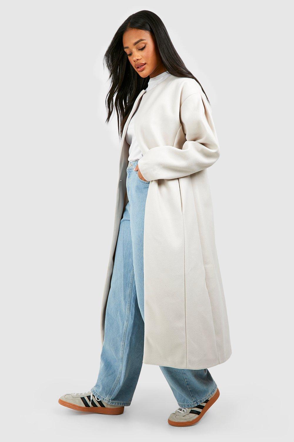 White hotsell midi coat